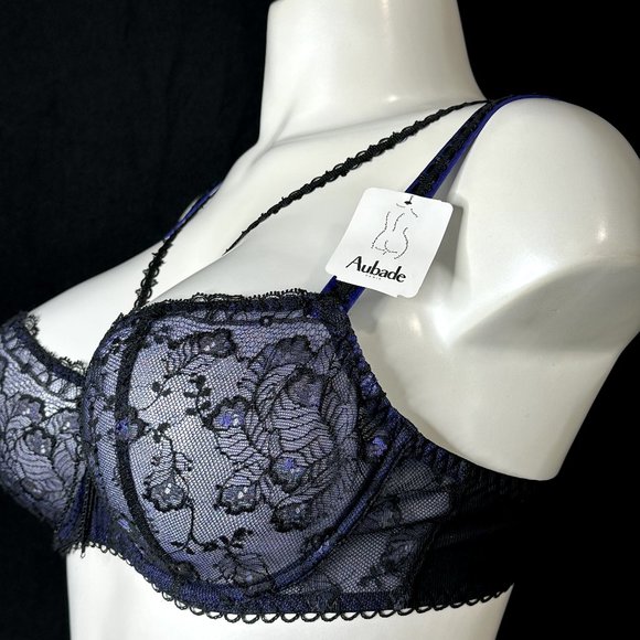 AUBADE MESH HALF CUP BRA - Picture 3 of 8